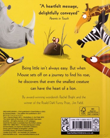 The Lion Inside Board Book - Rachel Bright [KSIĄŻKA]
