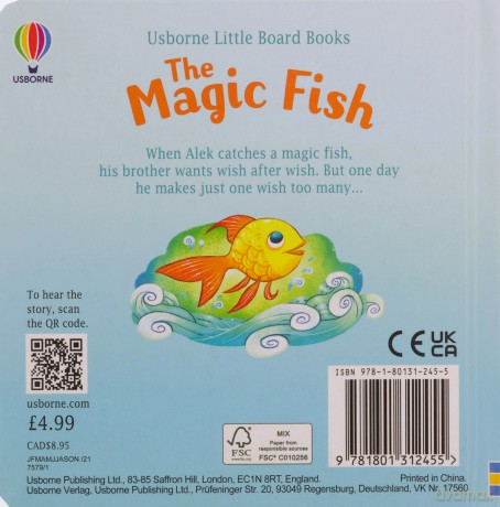 The Magic Fish (Little Board Books) - Lesley Sims [KSIĄŻKA]