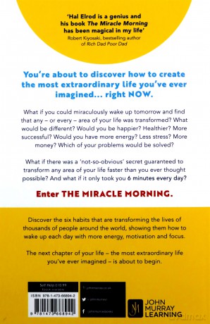 The Miracle Morning: The 6 Habits That Will Transform Your Life Before 8AM - Hal Elrod [KSIĄŻKA]
