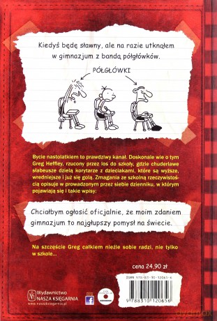 Dziennik Cwaniaczka Tom 1. - Jeff Kinney [KSIĄŻKA]