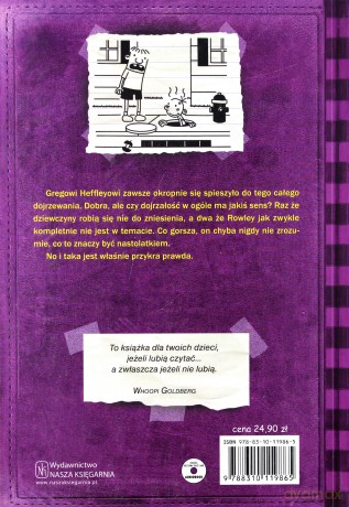Dziennik Cwaniaczka Tom 5. Przykra Prawda - Jeff Kinney [KSIĄŻKA]