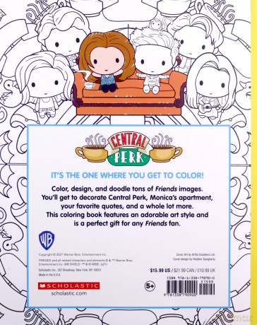 The Official Friends Coloring Book: The One with 100 Images to Color - Micol Ostow [KSIĄŻKA]
