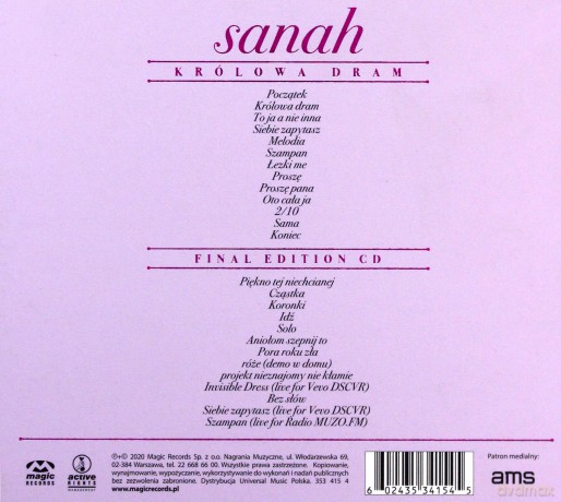 Sanah: Irenka / Królowa Dram / Uczta Pakiet [5CD]