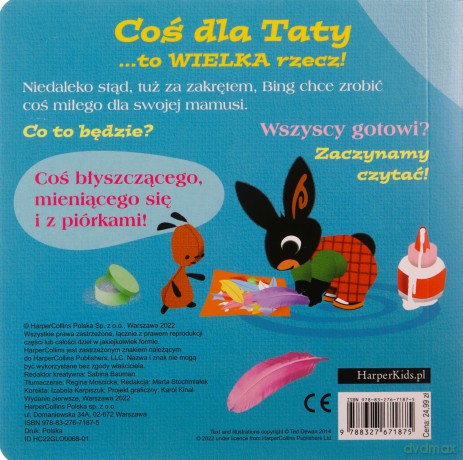 Bing. Coś dla Taty - Ted Dewan [KSIĄŻKA]