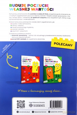 Buduję poczucie własnej wartości Karty pracy dla dzieci i młodzieży z niską samooceną oraz ze spektrum autyzmu - Agnieszka Kolanko [KSIĄŻKA]