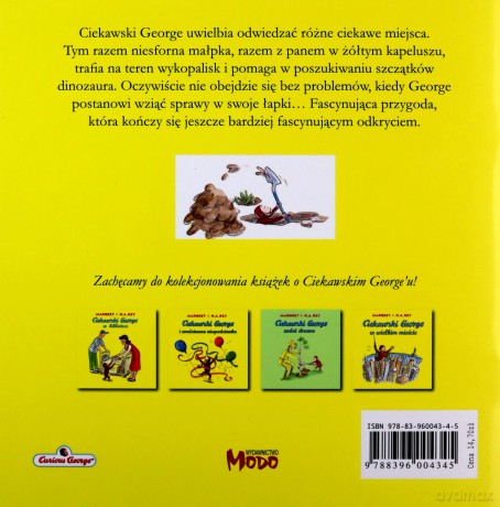 Ciekawski George odkrywa dinozaura - Margret Rey [KSIĄŻKA]