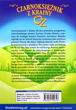 Czarnoksiężnik z Krainy Oz - Lyman Frank Baum [KSIĄŻKA]