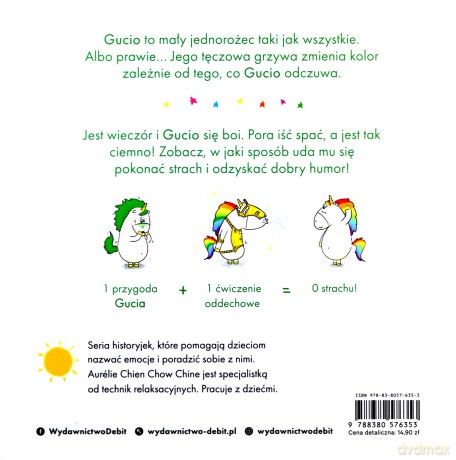 Gucio się boi. Uczucia Gucia - Aurelie Chien Chow Chine [KSIĄŻKA]