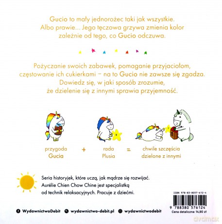 Gucio uczy się dzielić Przygody Gucia - Aurelie Chien Chow Chine [KSIĄŻKA]