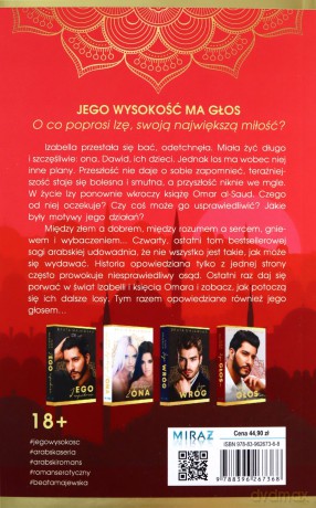 Jego głosem. Seria arabska (Tom 4) - Beata Majewska [KSIĄŻKA]