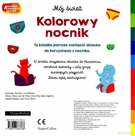 Kolorowy nocnik. Akademia mądrego dziecka. Mój świat [KSIĄŻKA]