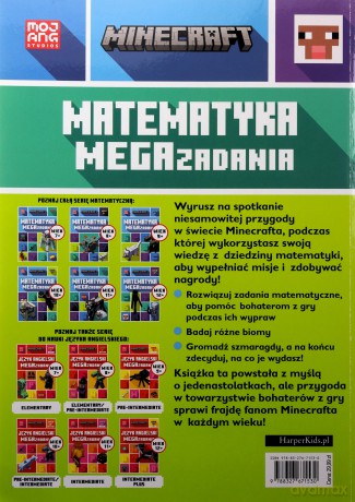 Matematyka. Megazadania. Minecraft - Dan Lipscombe, Katherine Pate [KSIĄŻKA]