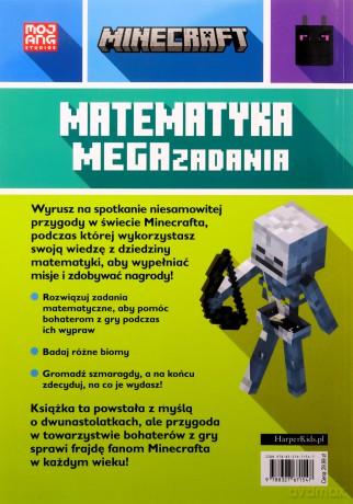 Matematyka. Megazadania. Minecraft - Dan Lipscombe, Katherine Pate [KSIĄŻKA]