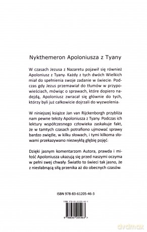 Nykthemeron Apoloniusza z Tyany - Jan Van Rijckenborgh [KSIĄŻKA]