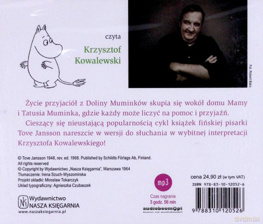 W Dolinie Muminków (twarda) - Tove Jannson [AUDIOBOOK] [CD]