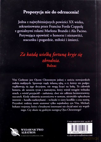 Ojciec chrzestny - Mario Puzo [KSIĄŻKA]