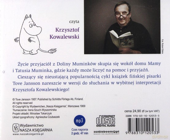 Zima Muminków (twarda) - Tove Jannson [AUDIOBOOK] [CD]