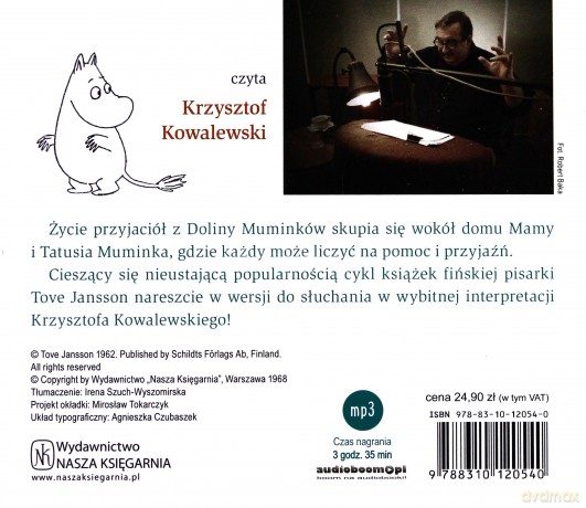 Opowiadania Z Doliny Muminków (twarda) - Tove Jansson [AUDIOBOOK] [CD]