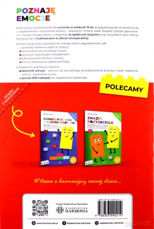 Poznaję emocje Karty pracy doskonalące umiejętności rozpoznawania emocji i radzenia sobie z nimi - Agnieszka Kolanko [KSIĄŻKA]