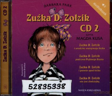 Zuźka D. Zołzik 2 (twarda) - Barbara Park [AUDIOBOOK] [CD-MP3]