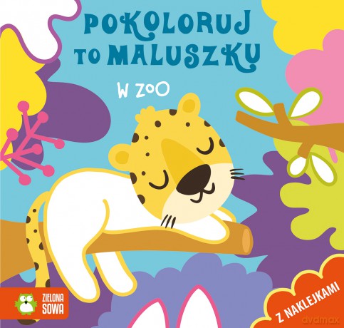 W zoo. Pokoloruj to maluszku [KSIĄŻKA]
