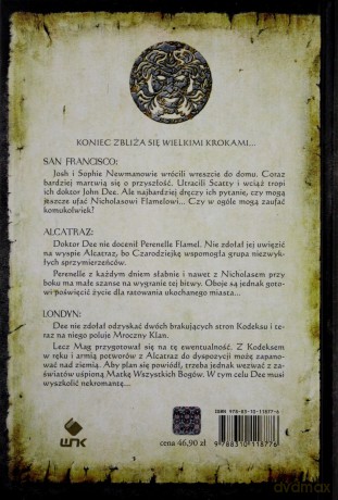 Nekromata Sekrety Nieśmiertelnego Nicholasa Flamela (twarda) - Michael Scott [KSIĄŻKA]