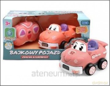 Bajkowy pojazd zdalnie sterowany różowy