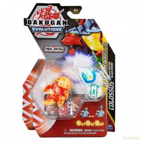 Bakugan Evolutions zestaw ekstra moc kula+nanogans [FIGURKA]