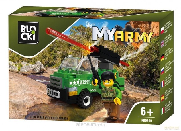 Blocki MyArmy Wóz z działem [KLOCKI]