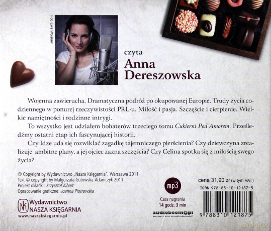 Cukiernia Pod Amorem Tom III Hryciowie (twarda) - Małgorzata Gutowska-Adamczyk [AUDIOBOOK] [CD-MP3]