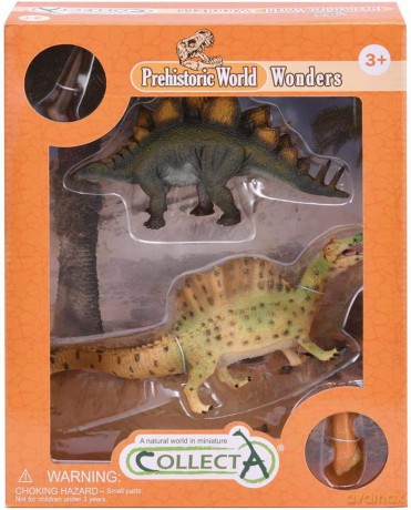 Dinozaury Spinozaur i Stegozaur [FIGURKA]