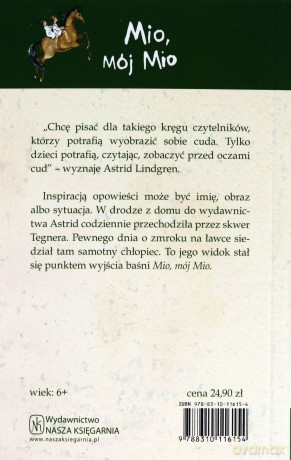 Mio Mój Mio Wyd.2011 - Astrid Lindgren [KSIĄŻKA]