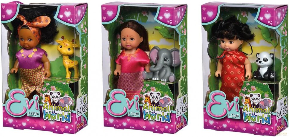 Evi z dzikim zwierzątkiem mix