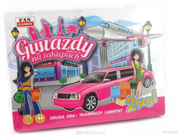 Gra 2w1 Gwiazdy na zakupach FAN [GRA PLANSZOWA]