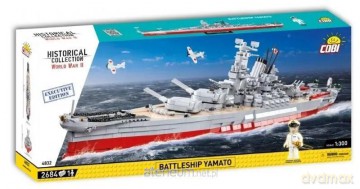 HC WWII okręt wojenny Yamato 2670 el. [KLOCKI]