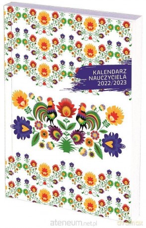 Kalendarz nauczyciela 2022/23 B6 tygodniowy PCV Folk [KALENDARZ]
