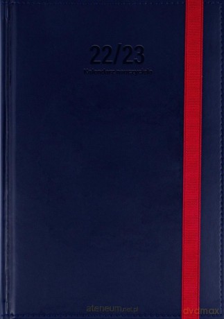 Kalendarz nauczyciela A5 2022/2023 tygodniowy Granat [KALENDARZ]