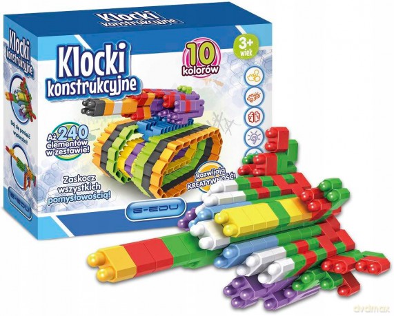 Klocki konstrukcyjne 240 el. [KLOCKI]