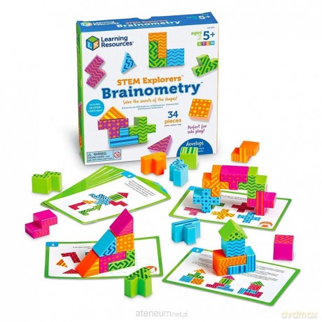Klocki, Kostki 3D, Łamigłówki, Zestaw edukacyjny [KLOCKI]