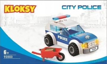 Kloksy Miasto Policja radiowóz [KLOCKI]