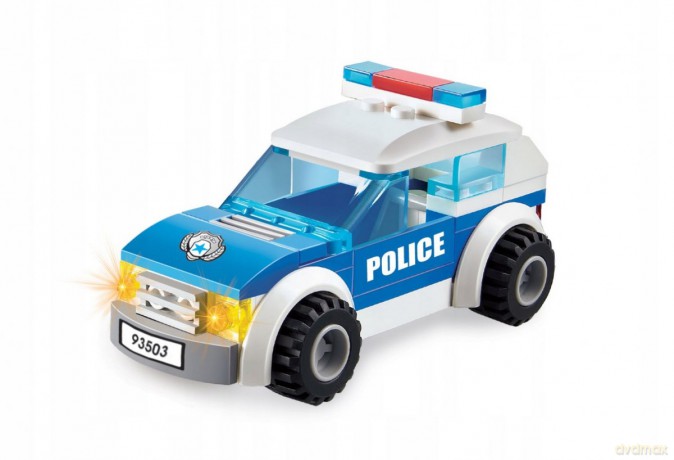Kloksy Miasto Policja radiowóz [KLOCKI]
