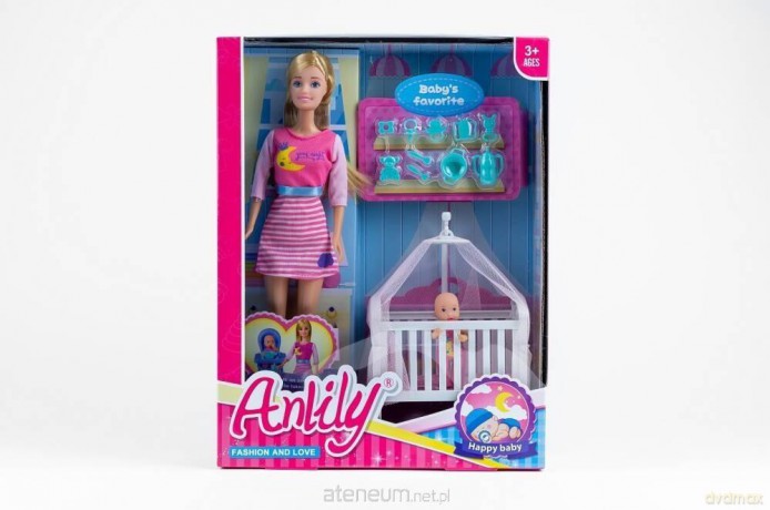 Lalka Anlily z bobasem 30 cm