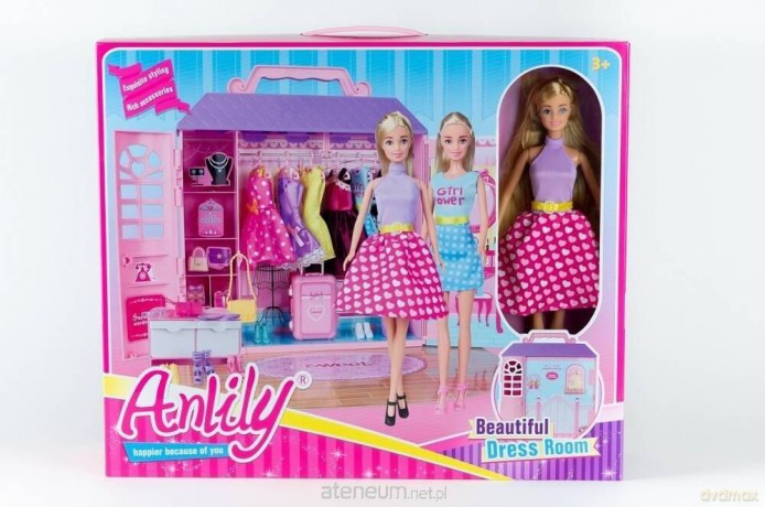 Lalka Anlily z szafą 30 cm