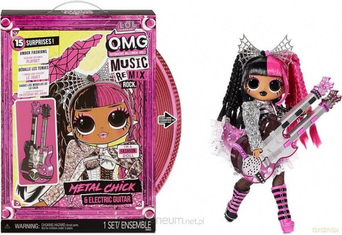 LOL Surprise OMG Remix Rock Metal Chick (4 szt)