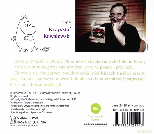 Małe Trolle I Duża Powódź (twarda) - Tove Jansson [AUDIOBOOK] [CD-MP3]
