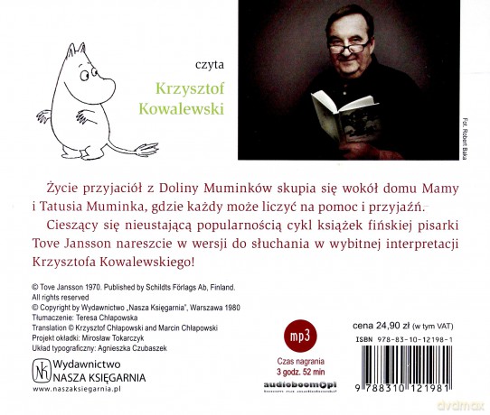 Dolina Muminków W Listopadzie (twarda) - Tove Jansson [AUDIOBOOK] [CD-MP3]