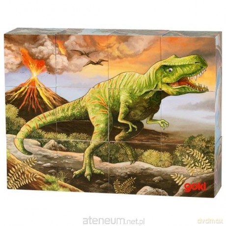 Puzzle sześcienne Dinozaury
