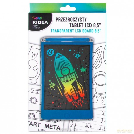 Tablet przezroczysty niebieski