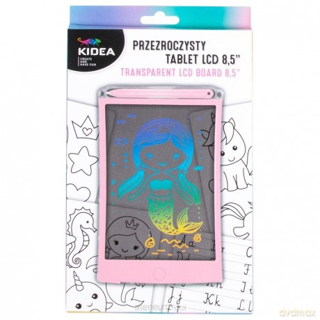 Tablet przezroczysty różowy