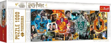 TREFL 1000 el.Cztery domy Hogwartu [PUZZLE]